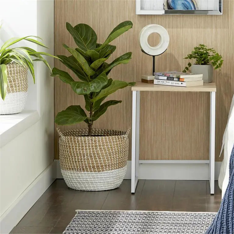 Brown Dried Plant Contemporary Storage Basket