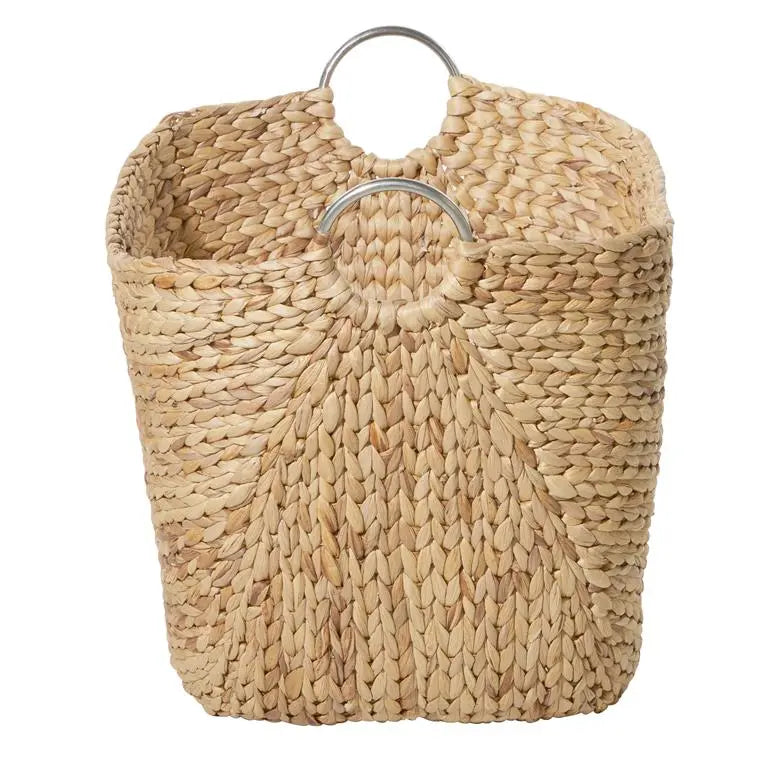 Brown Dried Plant Contemporary Storage Basket,