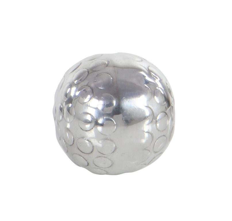 SILVER ALUMINUM HAMMERED ORBS & VASE FILLER,