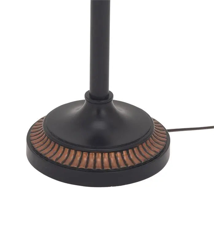 Black Metal Traditional Floor lamp Torchiere