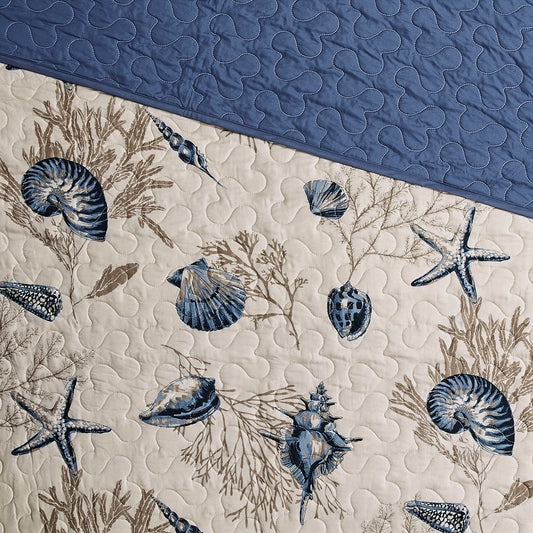 Madison Park Bayside Reversible Coverlet Set (KING )