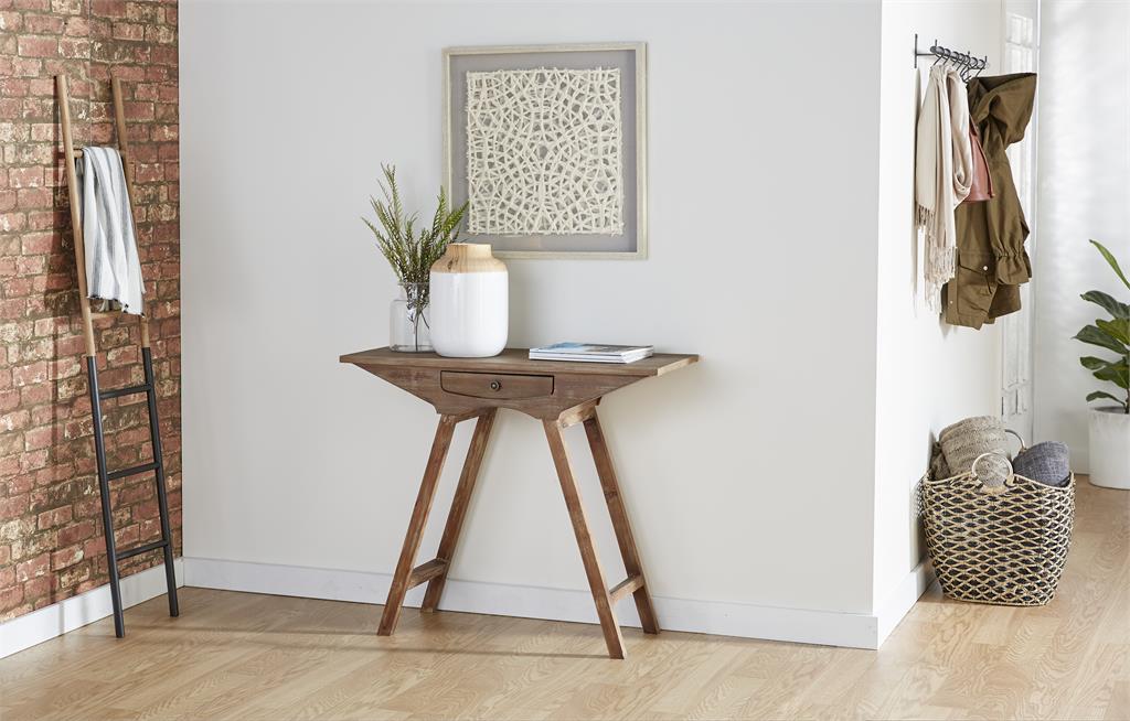 GRAY WOOD GEOMETRIC HANDMADE 3D SQUARE ORIGAMI SHADOW BOX WITH CANVAS BACKING