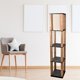 Wooden Shelf Floor Lamp