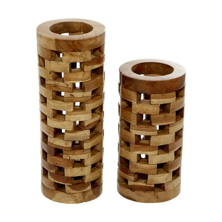 TEAK VASE