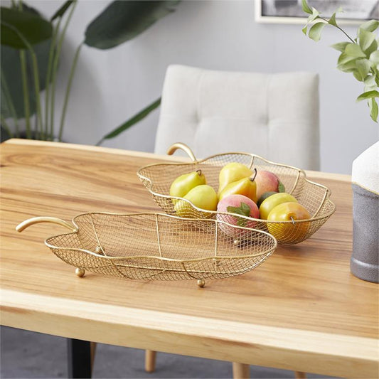 GOLD METAL LEAF TRAY