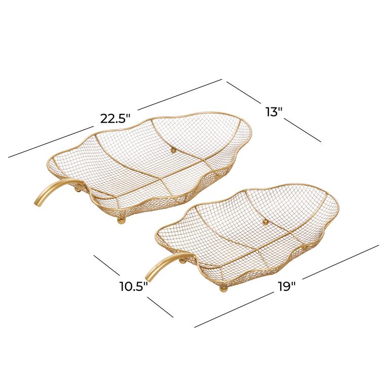 GOLD METAL LEAF TRAY