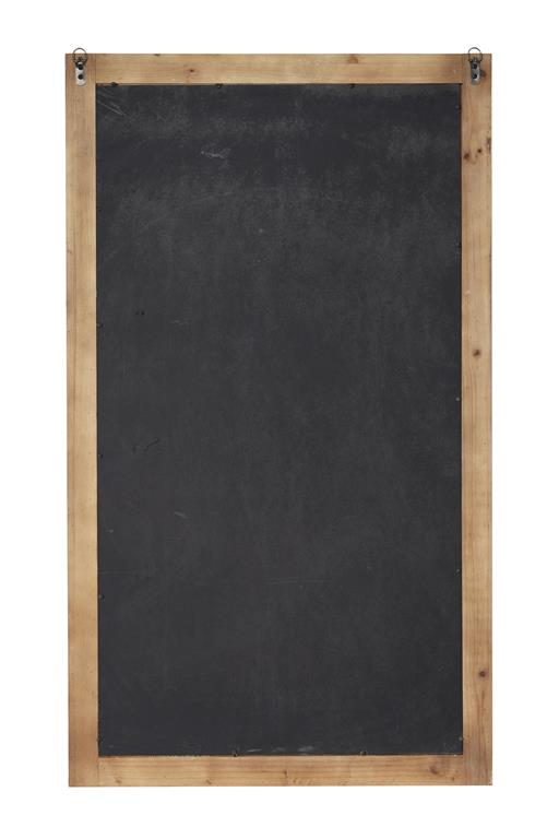 LIGHT BROWN WOOD BEADED FRAME WALL MIRROR WITH DISTRESSING