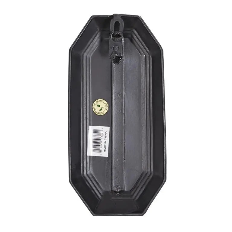 Black Metal Industrial Wall Sconce