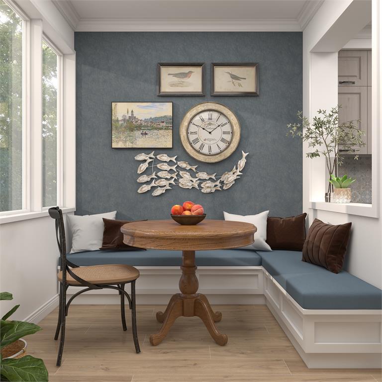 WHITE WOOD FISH HANDMADE WALL DECOR