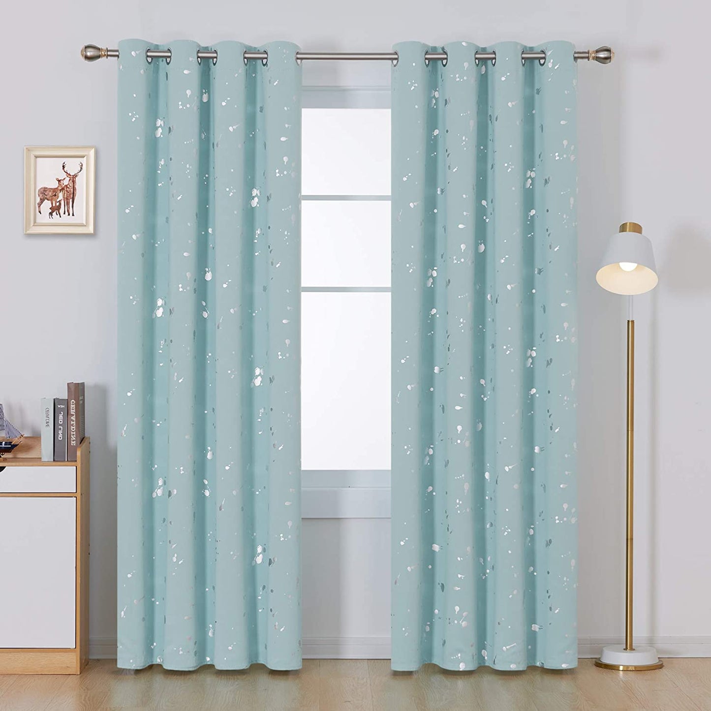 HAIM ENERGY EFFICIENT SILVER FOIL BLACKOUT GROMMRT PANEL