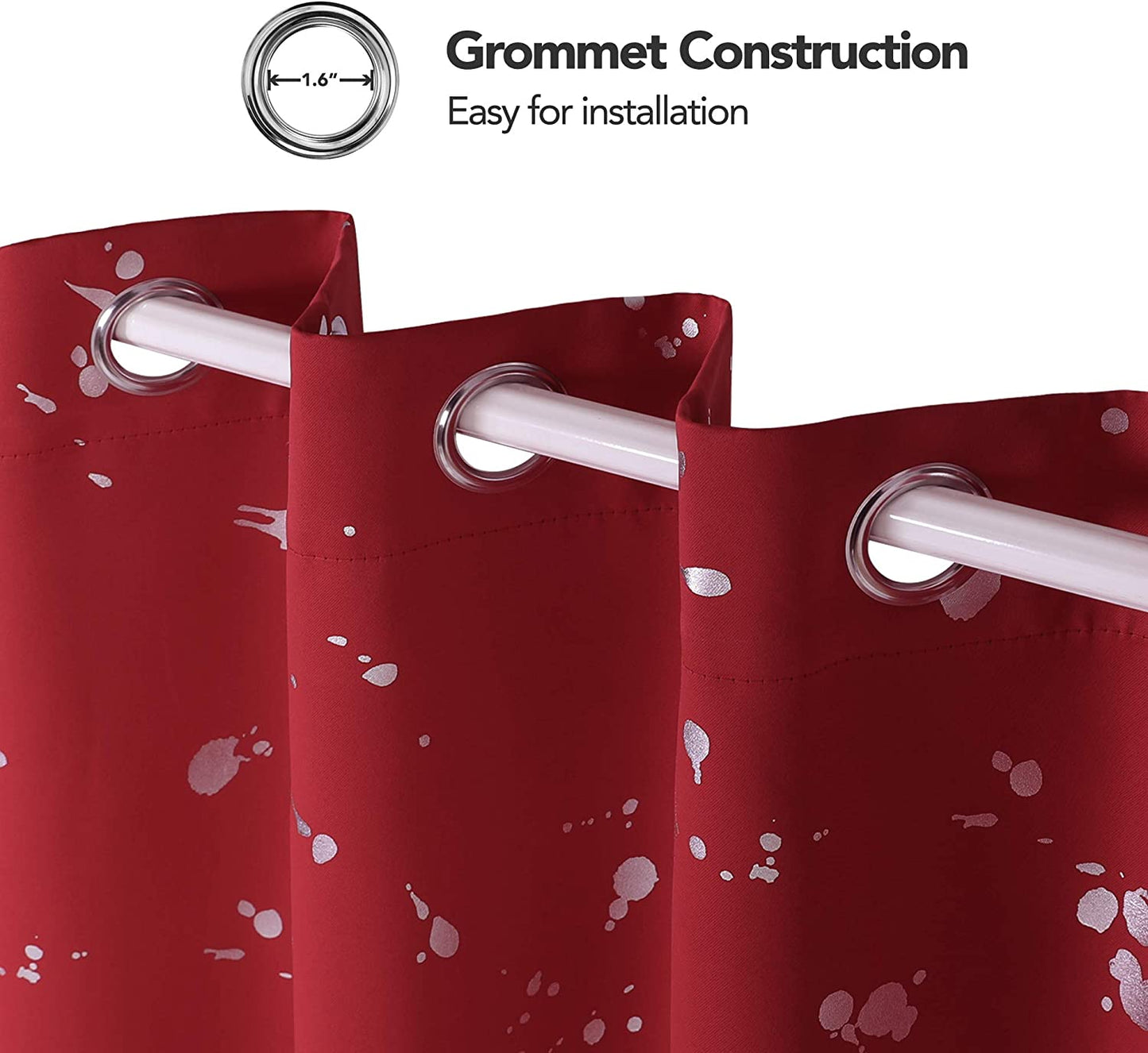 HAIM ENERGY EFFICIENT SILVER FOIL BLACKOUT GROMMRT PANEL