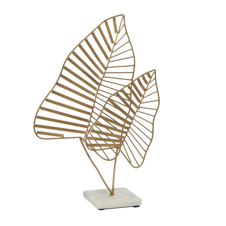 GOLD METAL LEAF SCULPTURE