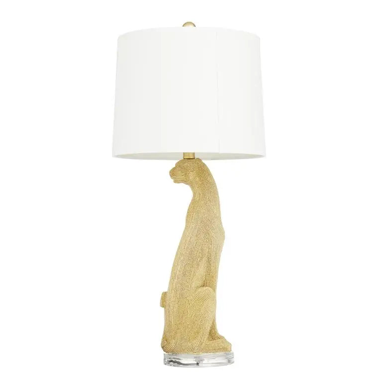 Gold Polystone Glam Table Lamp,