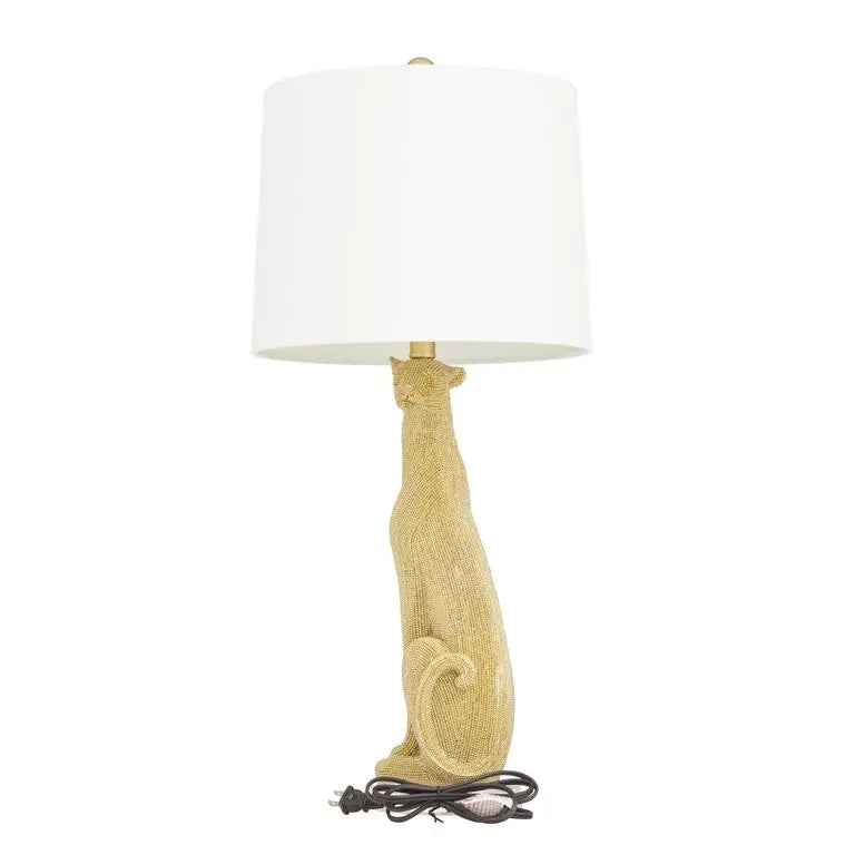 Gold Polystone Glam Table Lamp,