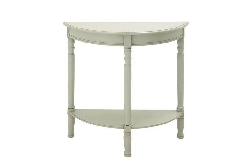 Gray Wood Traditional Console Table