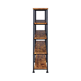 Analiese 4-Shelf Open Bookcase Antique Nutmeg