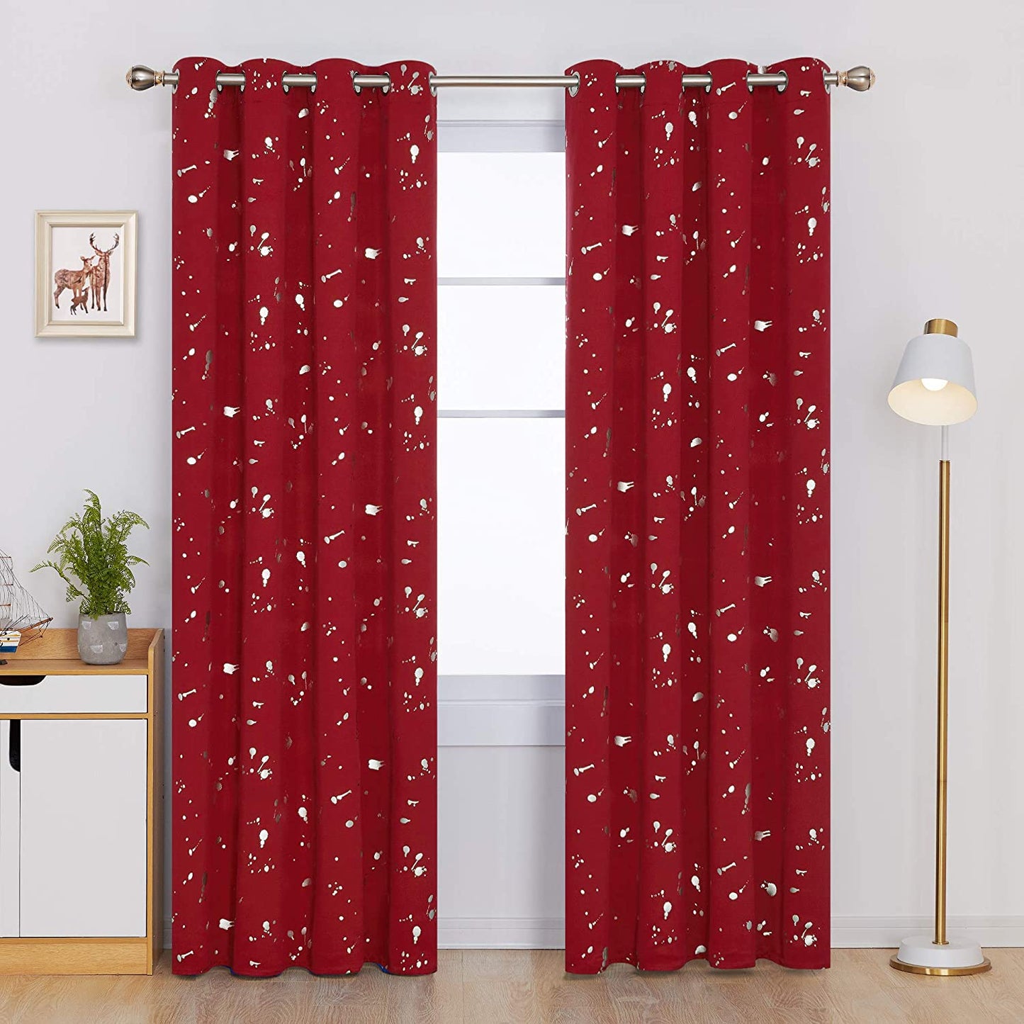 HAIM ENERGY EFFICIENT SILVER FOIL BLACKOUT GROMMRT PANEL