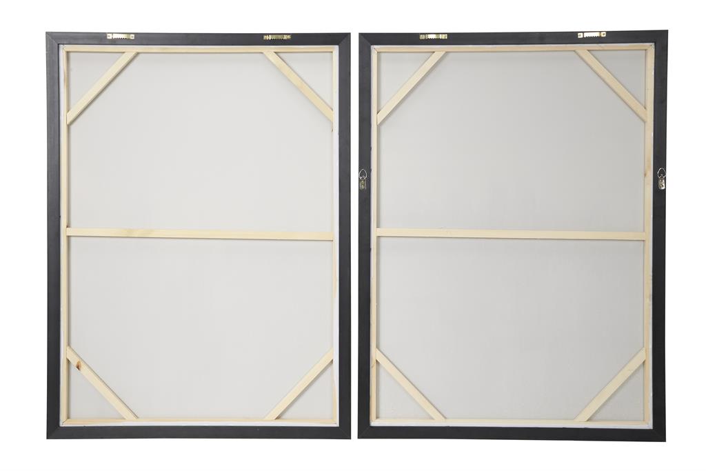 COSMOPOLITAN GOLD CANVAS GEODE GLITTER FLAKES FRAMED WALL ART WITH GOLD FRAME