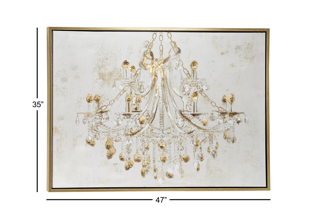 GOLD ECLECTIC CANVAS WALL ART
