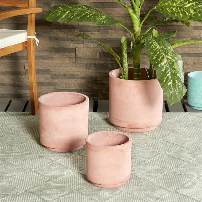 PINK MAGNESIUM OXIDE INDOOR OUTDOOR PLANTER