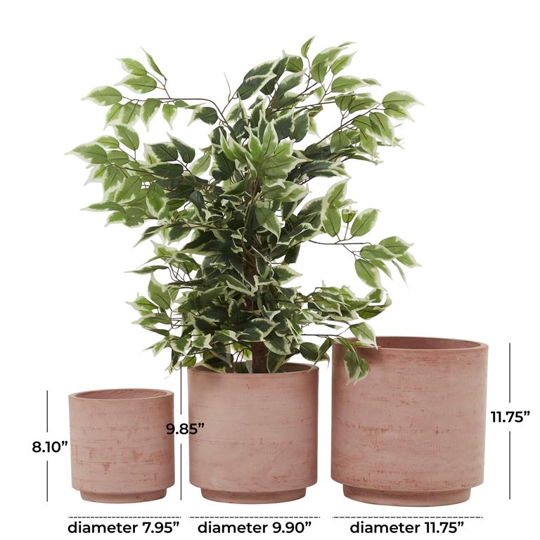PINK MAGNESIUM OXIDE INDOOR OUTDOOR PLANTER
