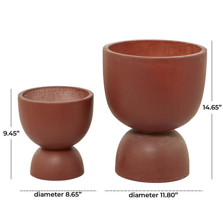 RED MAGNESIUM OXIDE PLANTER