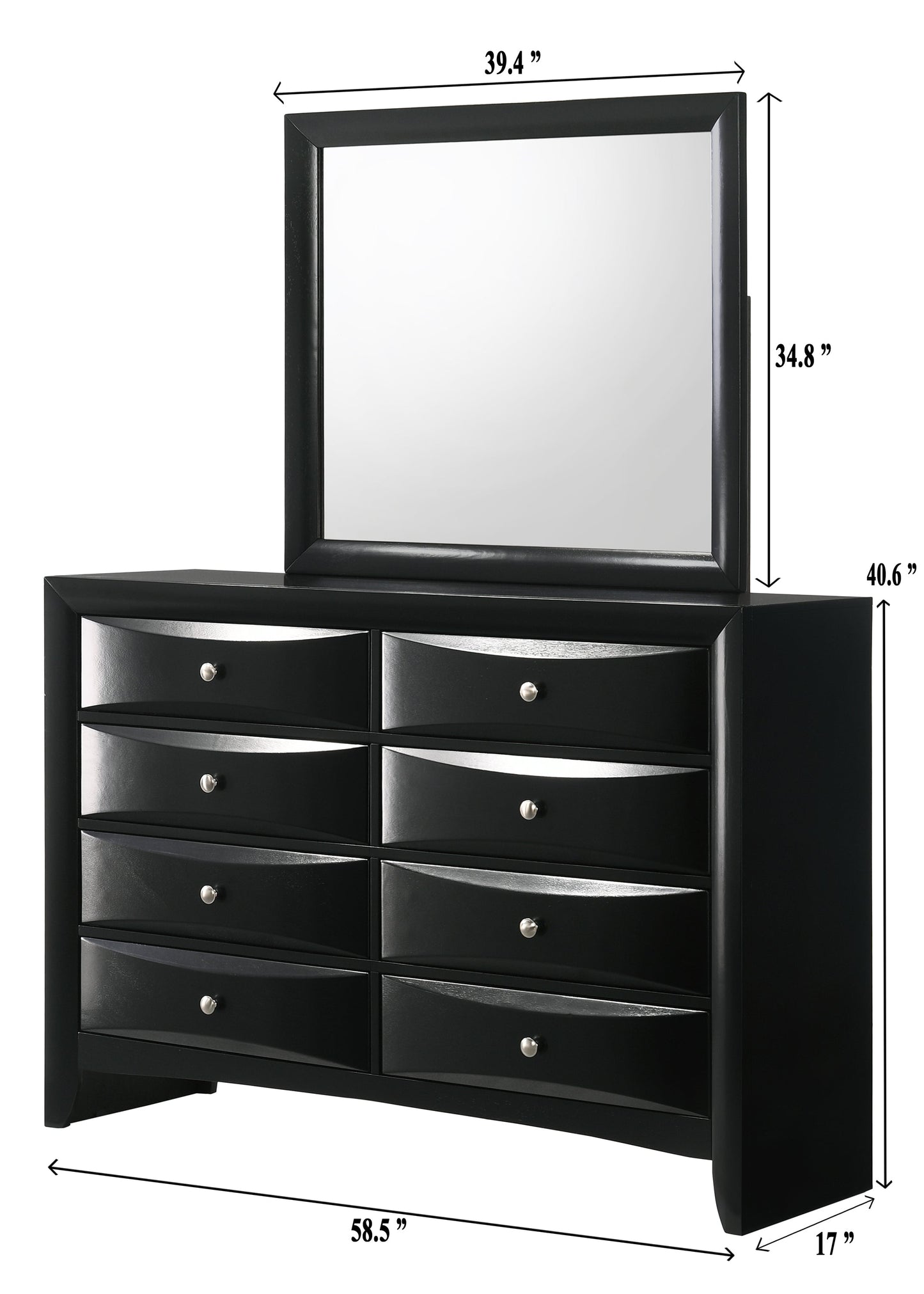 Fallon black Dresser