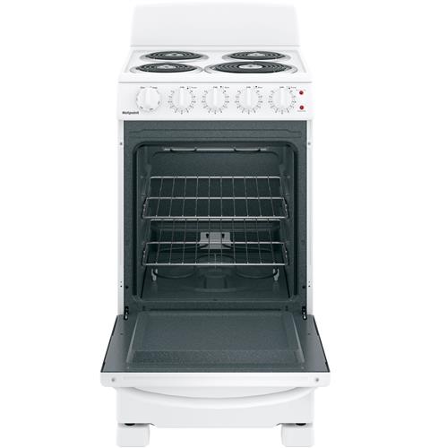 HOTPOINT® 20" ELECTRIC FREE-STANDING FRONT-CONTROL ELECTRIC RANGE
