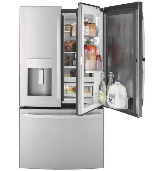 GE® 27.7 Cu. Ft. Fingerprint Resistant French-Door Refrigerator with Door In Door