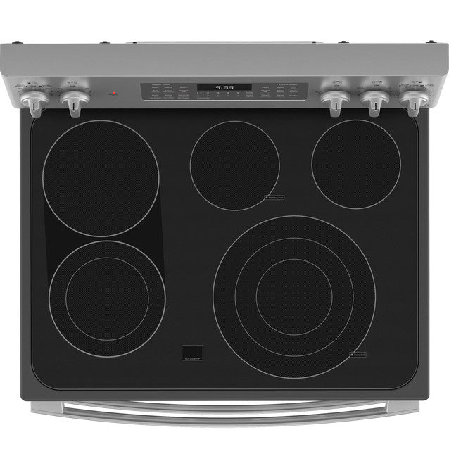 GE Profile™ 30" Smart Free-Standing Electric Double Oven Convection Range with No Preheat Air Fry