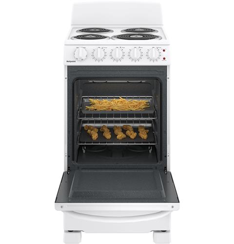 HOTPOINT® 20" ELECTRIC FREE-STANDING FRONT-CONTROL ELECTRIC RANGE