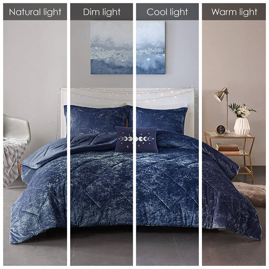 Intelligent Design Felicia Velvet Duvet Cover Set (KING /KING CAL)