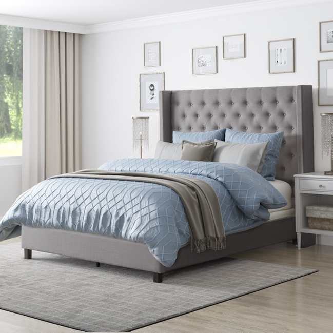 GREY BEDFRAME