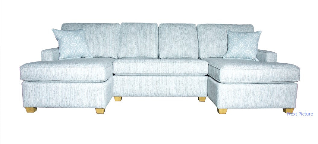 ARMLESS LOVESEAT CHAISE
