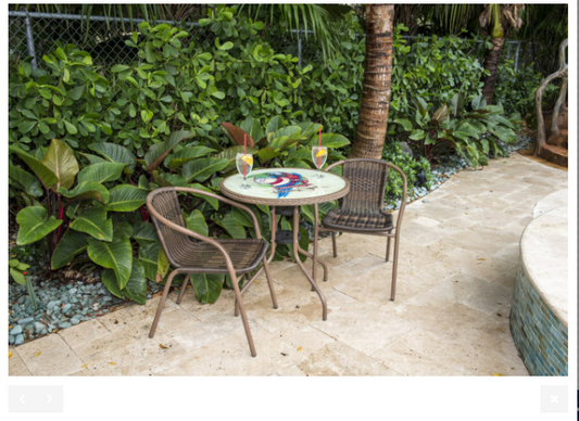 Panama Jack Café 3 Pc Parrot Bistro Set