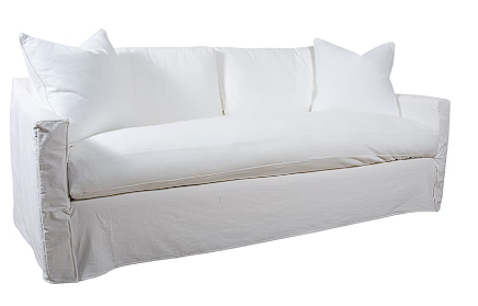 Queen Sleeper Slipcover Sofa, Luxury Depth