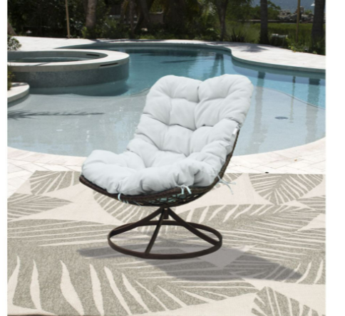 Panama Jack Outdoor Swivel Chair w/Cushion