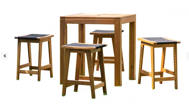 Laguna 5 PC Backless Pub Set
