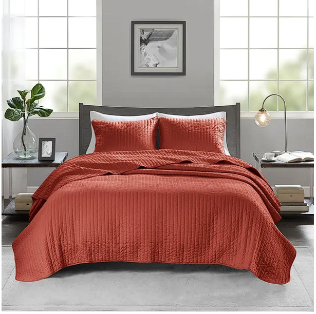 Madison Park Keaton Reversible Coverlet Set
