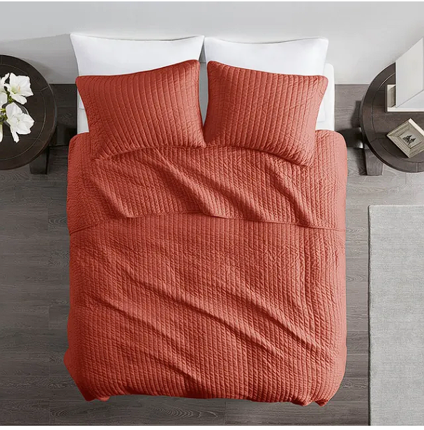 Madison Park Keaton Reversible Coverlet Set