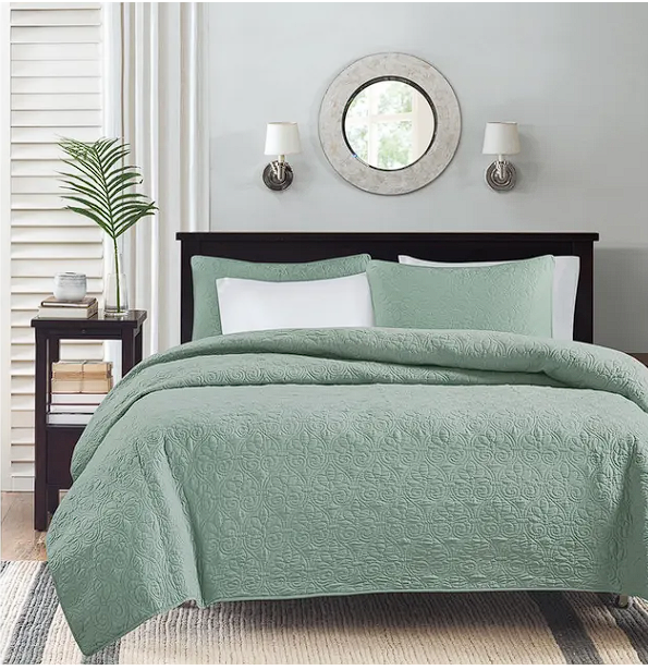 Madison Park Seafoam Quebec Reversible