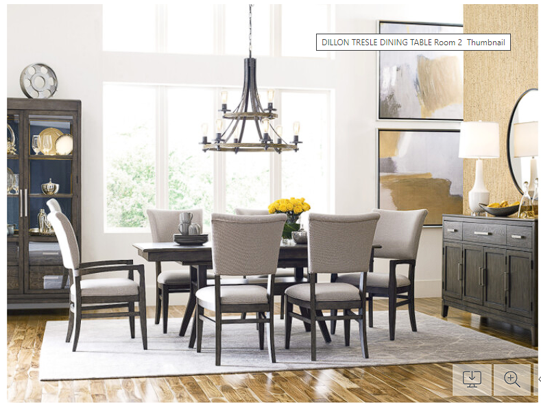 DILLON TRESLE DINING TABLE SET