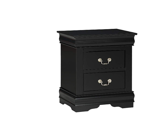 LOUIS PHILIP NIGHTSTAND BLACK