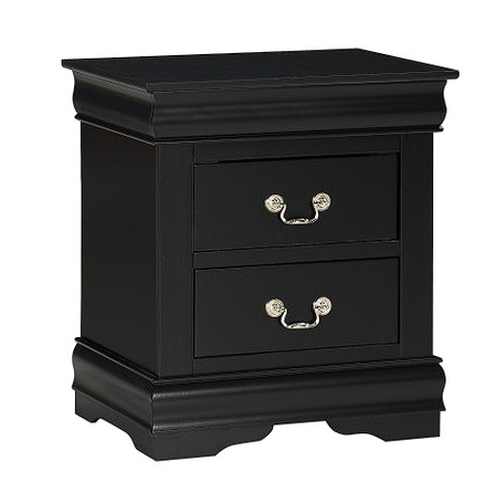 LOUIS PHILIP NIGHTSTAND BLACK