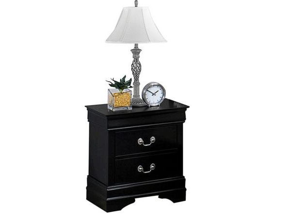 LOUIS PHILIP NIGHTSTAND BLACK