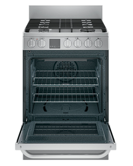 24" 2.9 Cu. Ft. Gas Free-Standing Range with Convection and Modular Backguard