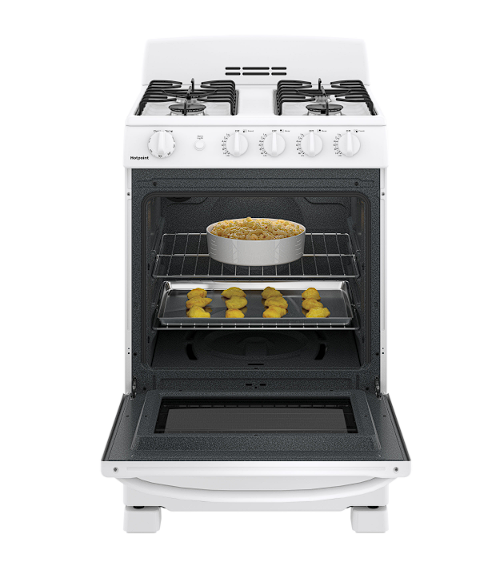 HOTPOINT® 24" FREE-STANDING GAS RANGE