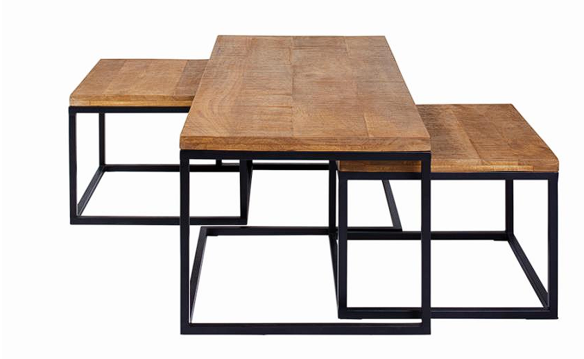Nevaeh 3-piece Occasional Set Natural
