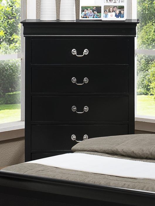 LOUIS PHILIP CHEST BLACK