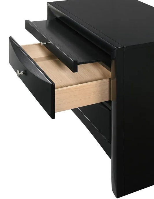 Fallon Black Nightstand